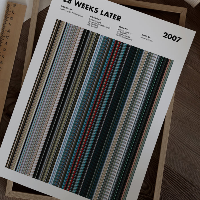 28 Weeks Later Movie Barcode Poster