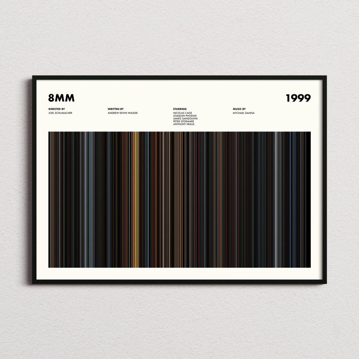 8mm Movie Barcode Poster