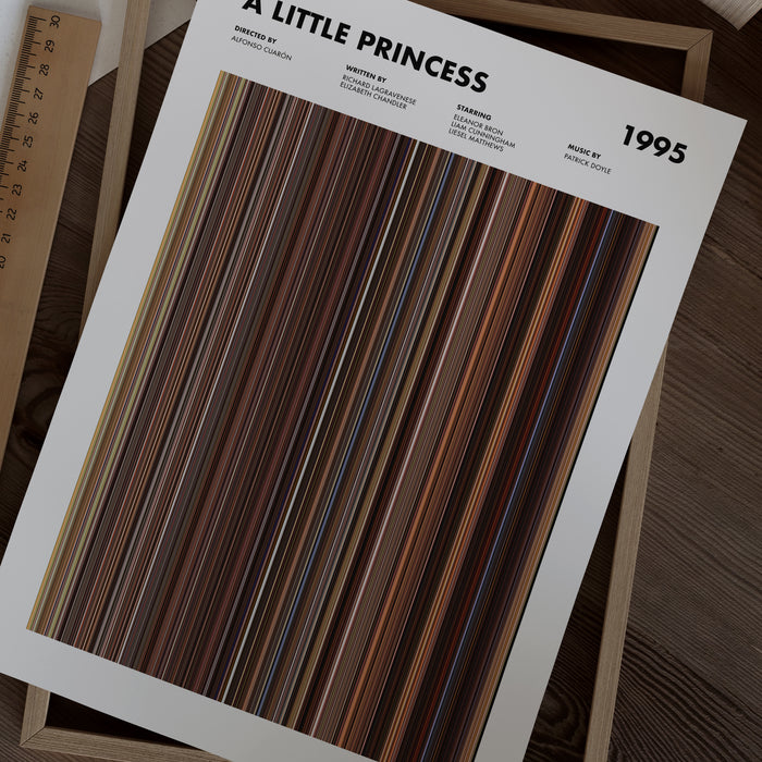A Little Princess Movie Barcode Poster