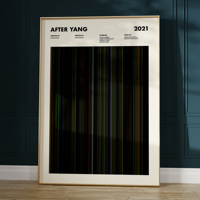 After Yang Movie Barcode Poster