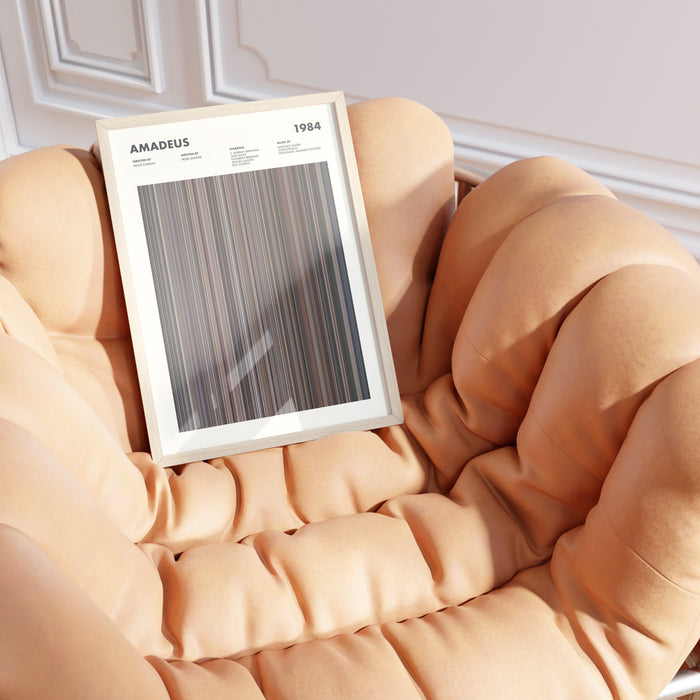 Amadeus Movie Barcode Poster
