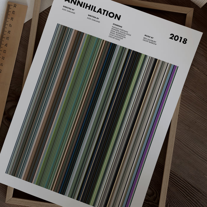 Annihilation Movie Barcode Poster