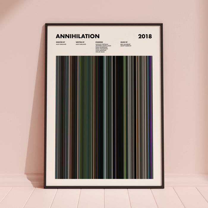 Annihilation Movie Barcode Poster
