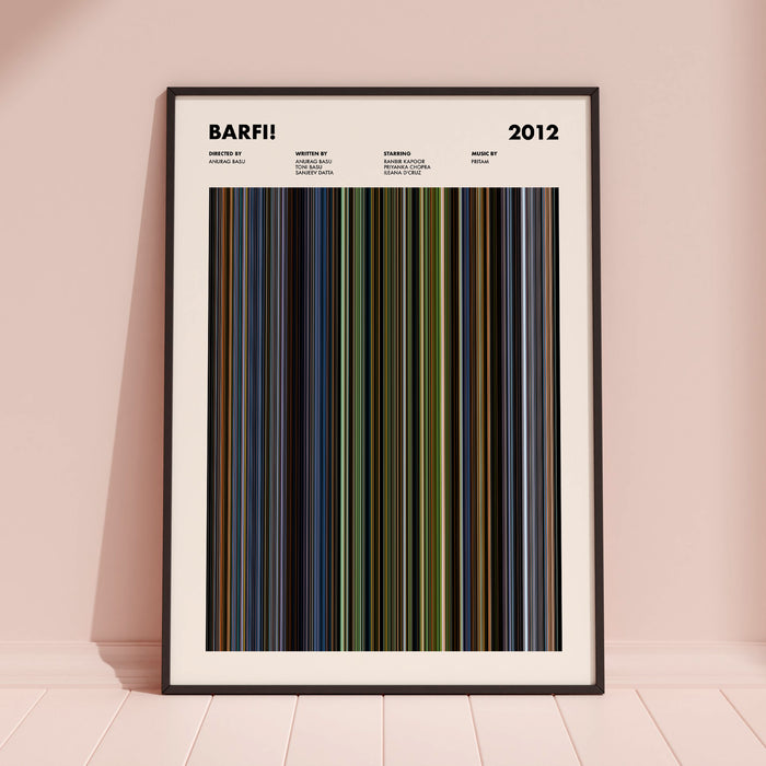 Barfi! Movie Barcode Poster