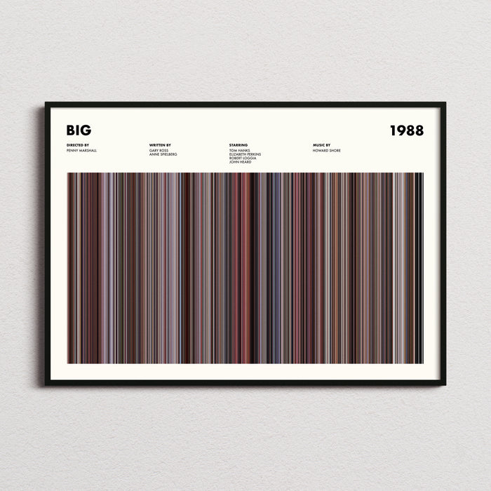 Big Movie Barcode Poster