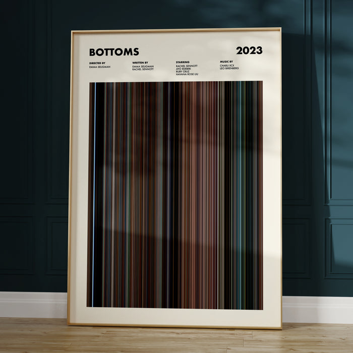 Bottoms Movie Barcode Poster