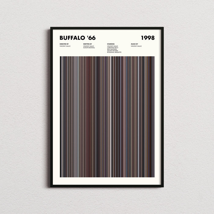 Buffalo '66 Movie Barcode Poster
