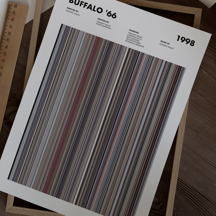 Buffalo '66 Movie Barcode Poster