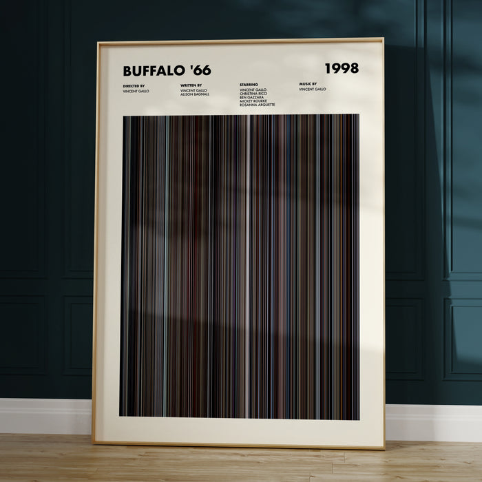 Buffalo '66 Movie Barcode Poster