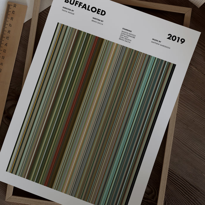 Buffaloed Movie Barcode Poster