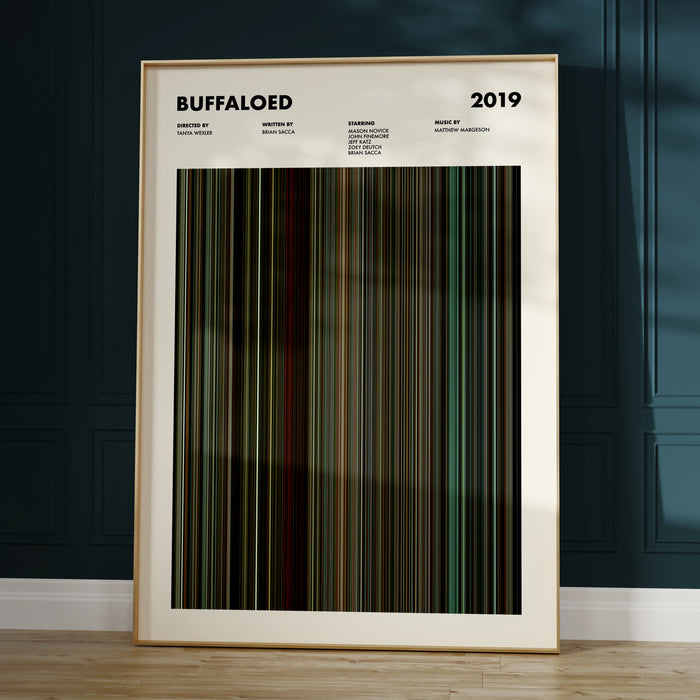 Buffaloed Movie Barcode Poster