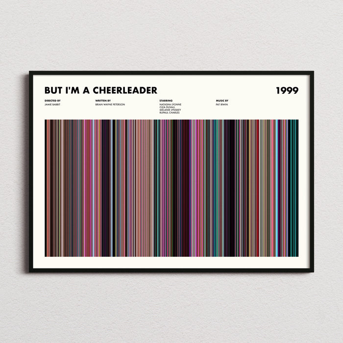 But I'm a Cheerleader Movie Barcode Poster