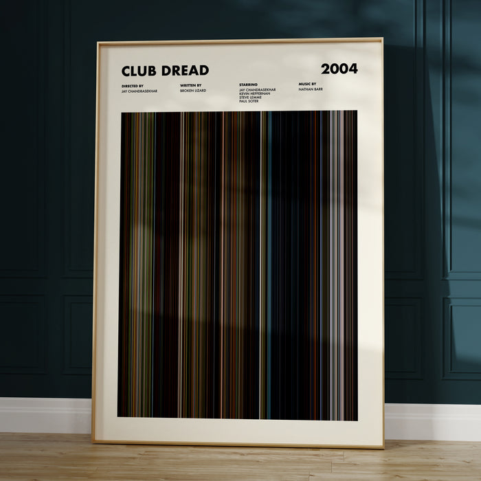 Club Dread Movie Barcode Poster