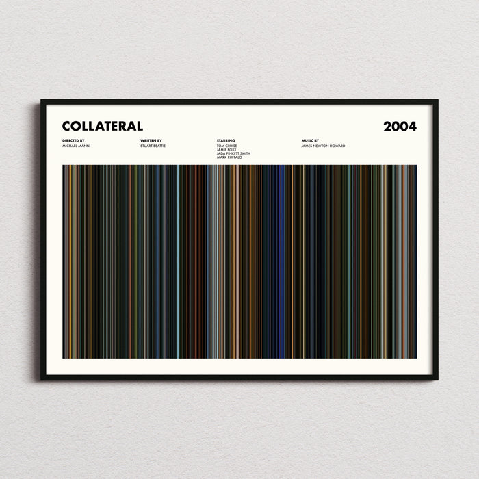 Collateral Movie Barcode Poster