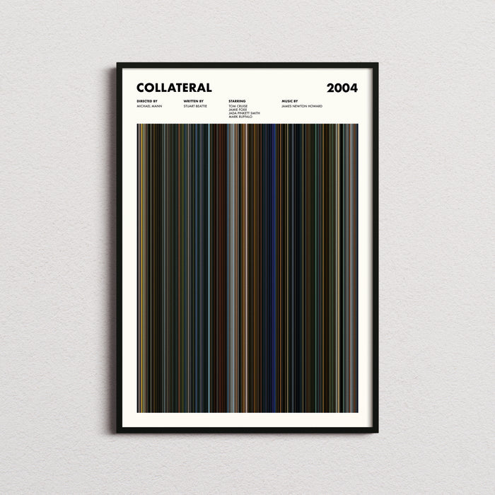 Collateral Movie Barcode Poster