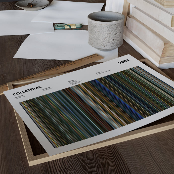Collateral Movie Barcode Poster