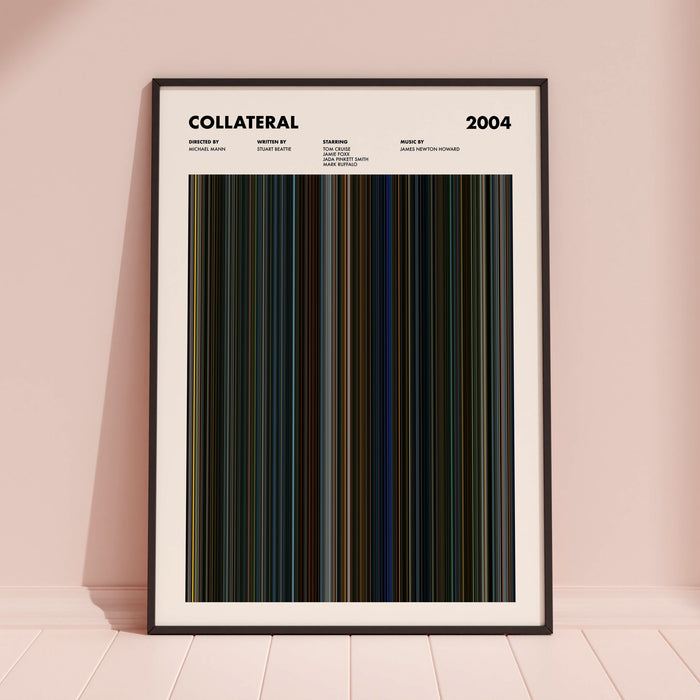 Collateral Movie Barcode Poster