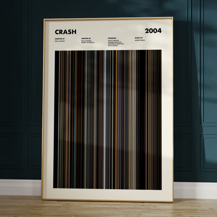 Crash (2004) Movie Barcode Poster
