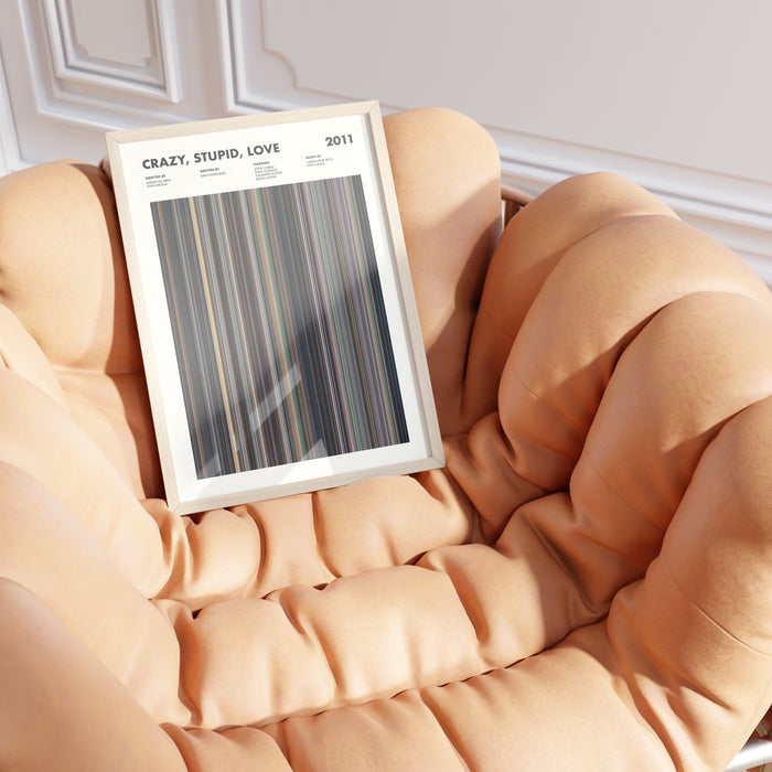 Crazy Stupid Love Movie Barcode Poster