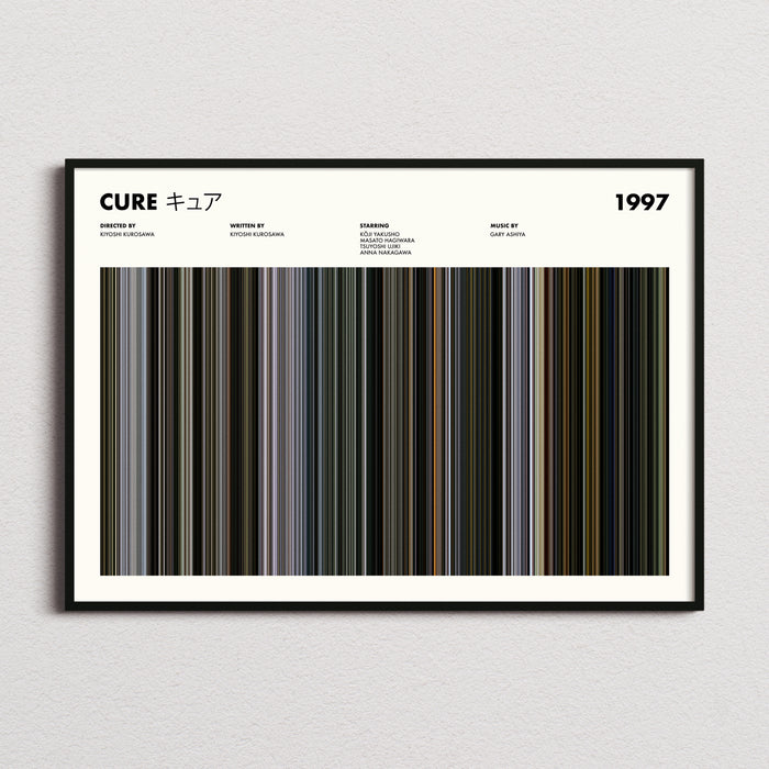 Cure Movie Barcode Poster