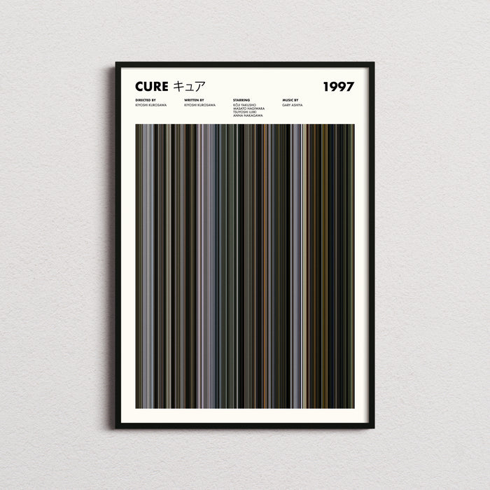 Cure Movie Barcode Poster