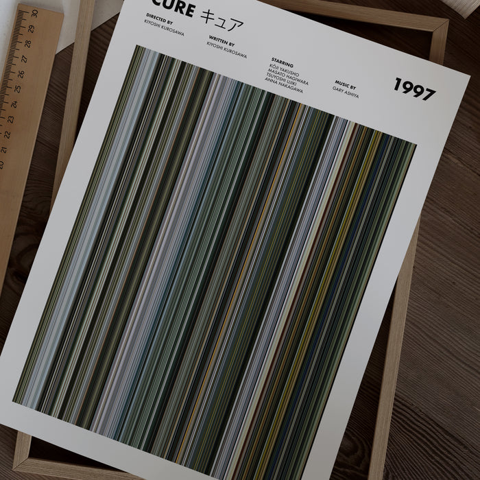 Cure Movie Barcode Poster
