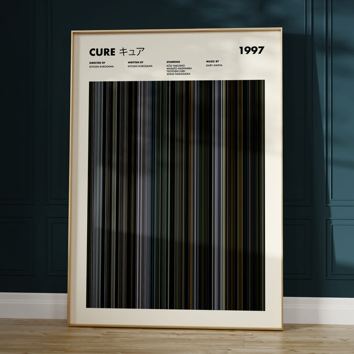 Cure Movie Barcode Poster