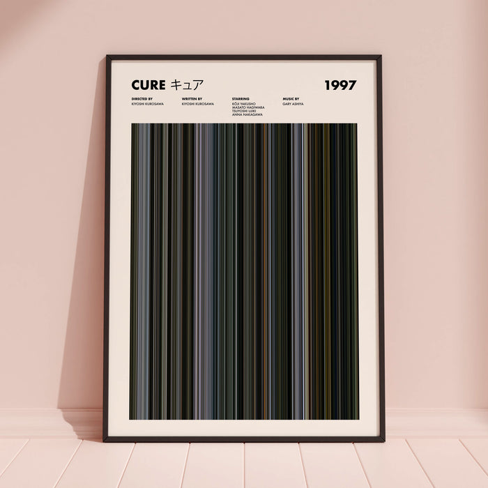Cure Movie Barcode Poster