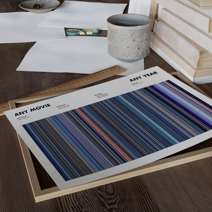 Custom Movie Barcode Poster