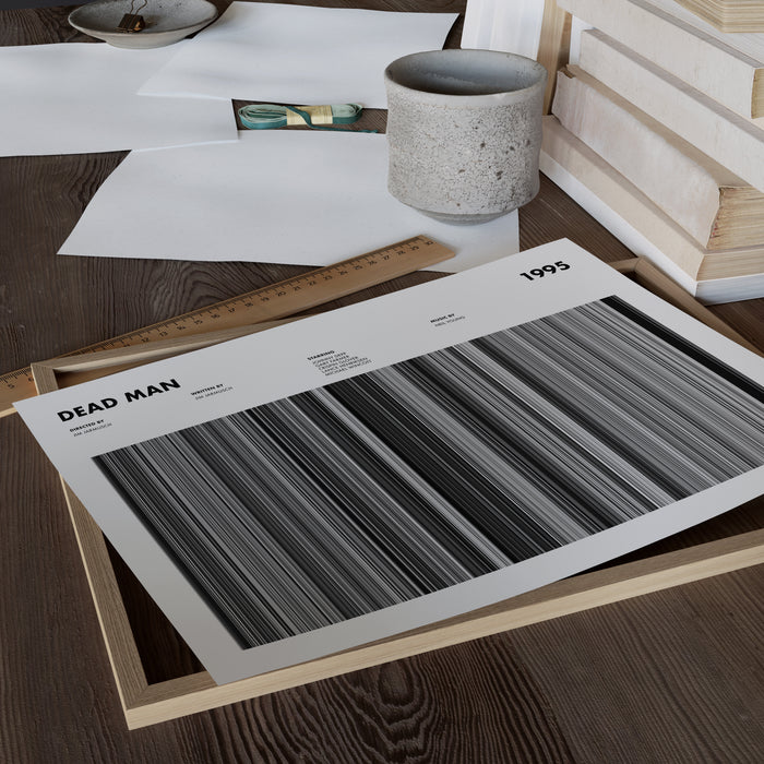 Dead Man Movie Barcode Poster