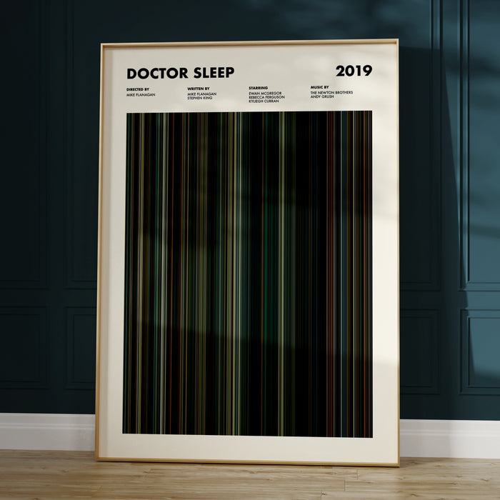 Doctor Sleep Movie Barcode Poster