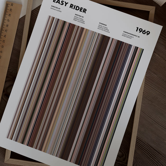 Easy Rider Movie Barcode Poster