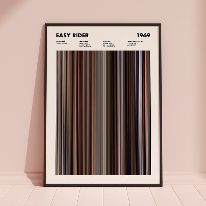 Easy Rider Movie Barcode Poster