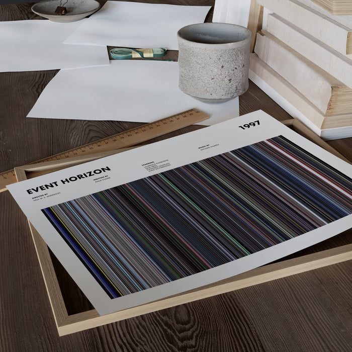 Event Horizon Movie Barcode Poster