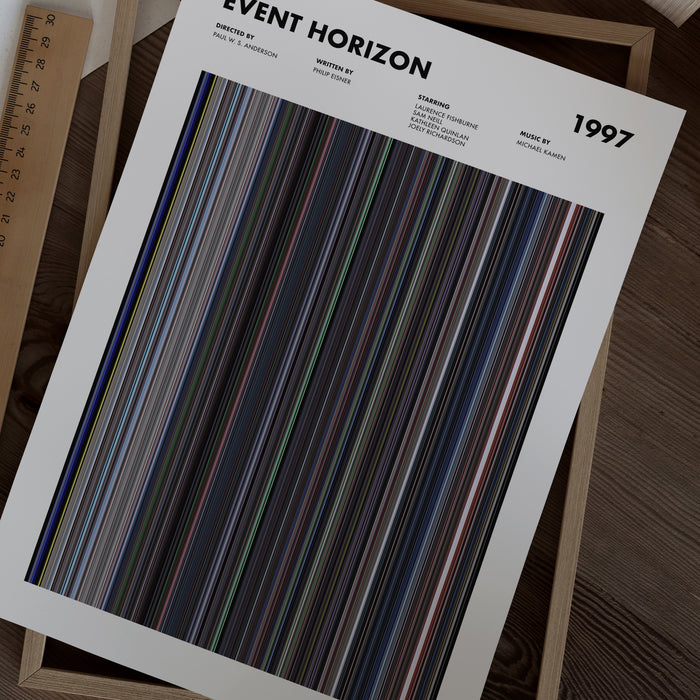 Event Horizon Movie Barcode Poster