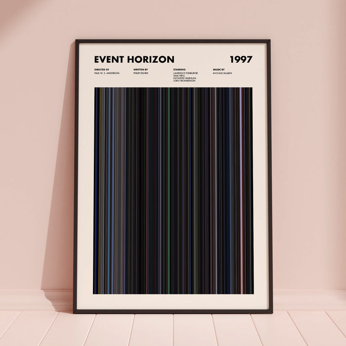 Event Horizon Movie Barcode Poster