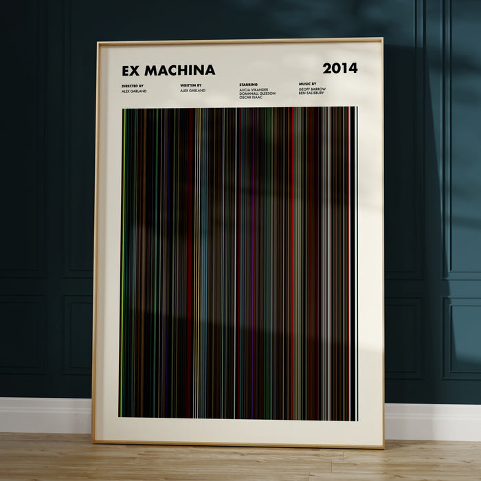 Ex Machina Movie Barcode Poster