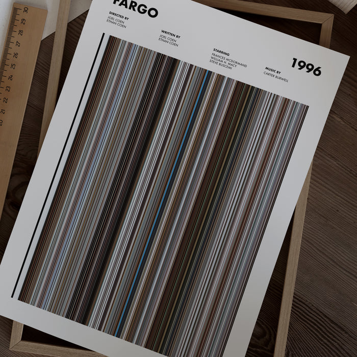 Fargo Movie Barcode Poster