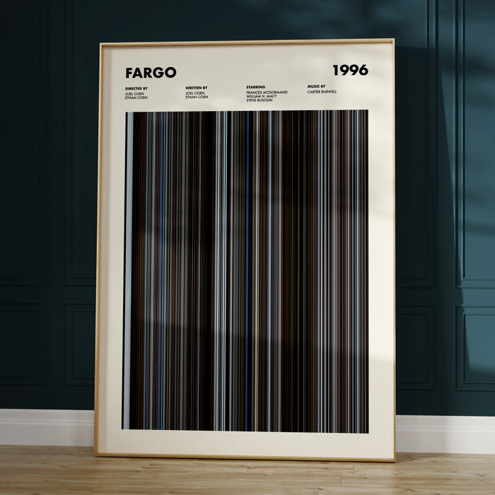 Fargo Movie Barcode Poster