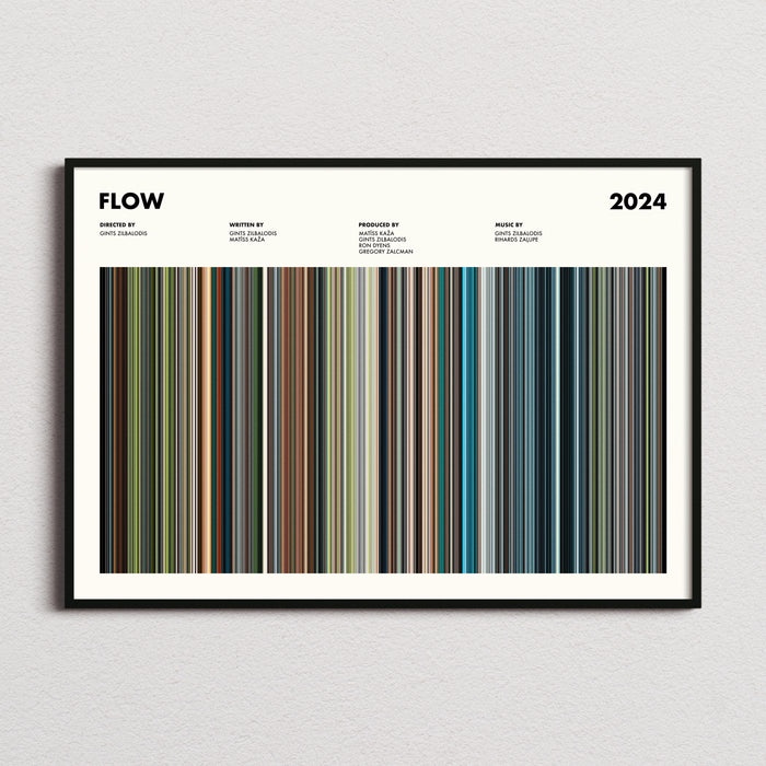 Flow Movie Barcode Poster
