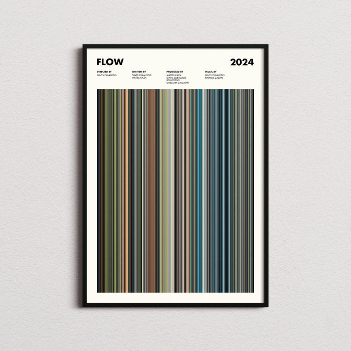 Flow Movie Barcode Poster