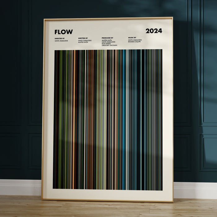 Flow Movie Barcode Poster