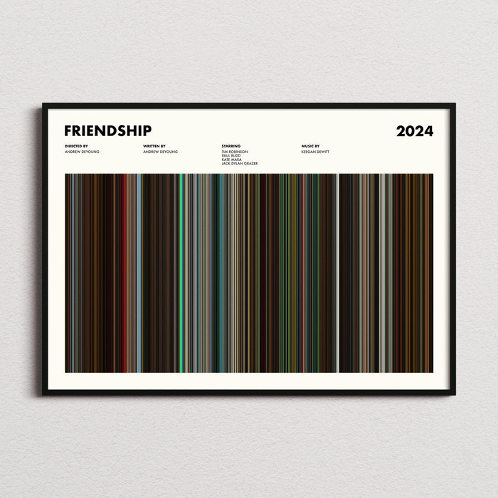 Friendship Movie Barcode Poster