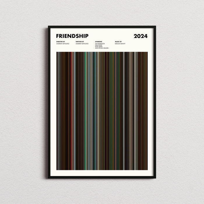 Friendship Movie Barcode Poster