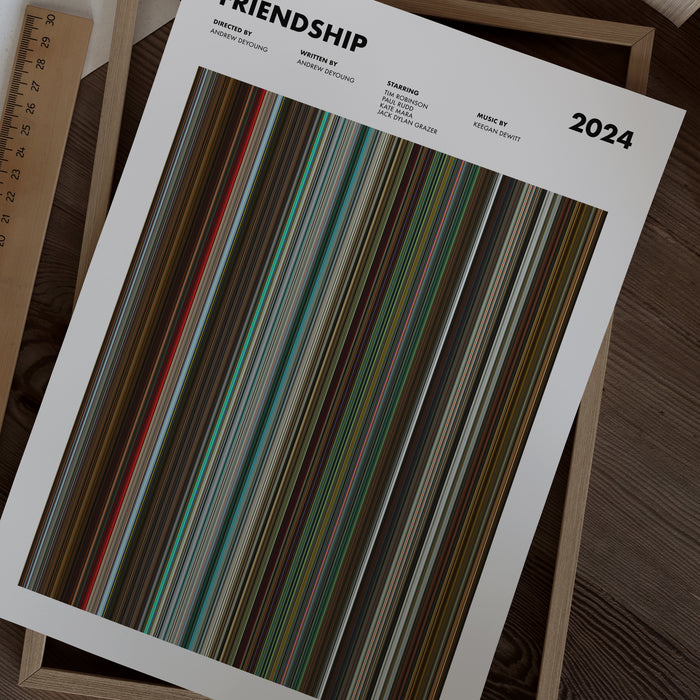 Friendship Movie Barcode Poster