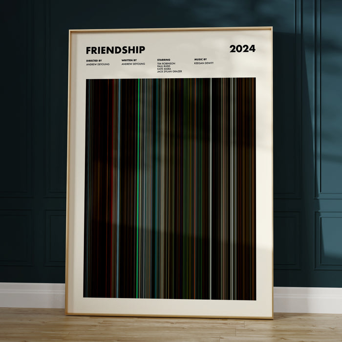 Friendship Movie Barcode Poster