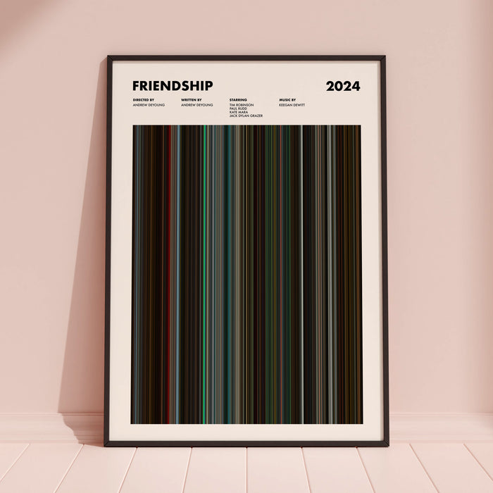 Friendship Movie Barcode Poster