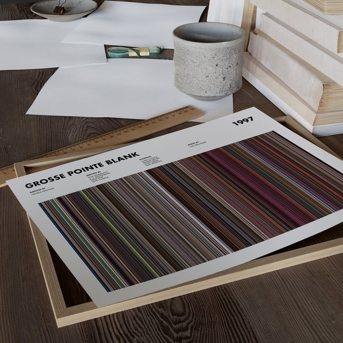Grosse Pointe Blank Movie Barcode Poster