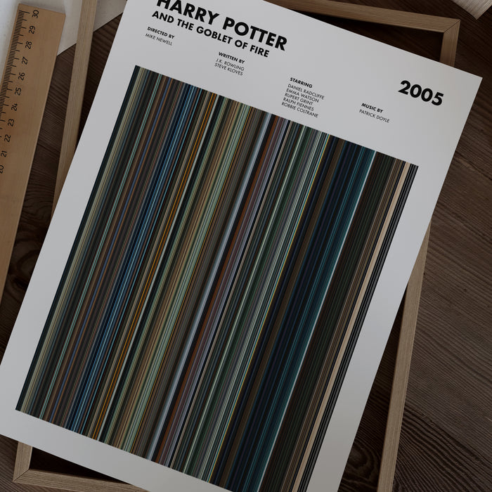 Harry Potter and the Goblet of Fire Movie Barcode Movie Barcode Poster