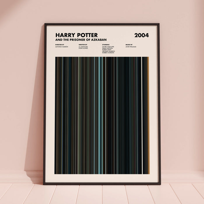 Harry Potter and the Prisoner of Azkaban Movie Barcode Movie Barcode Poster